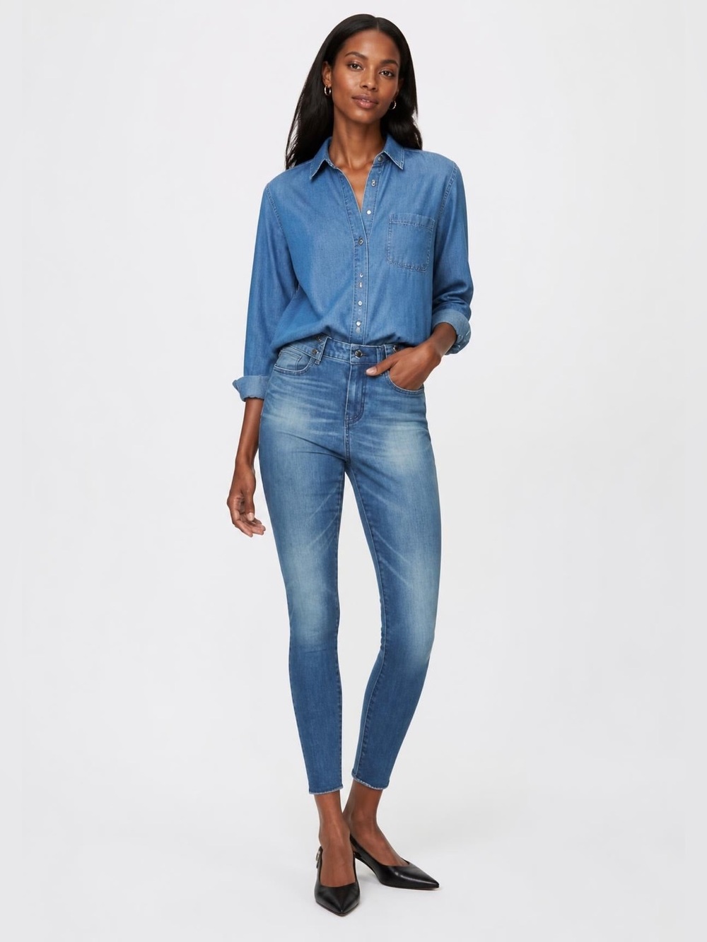 Jennifer Lopez High-Rise Ankle Skinny Jeans